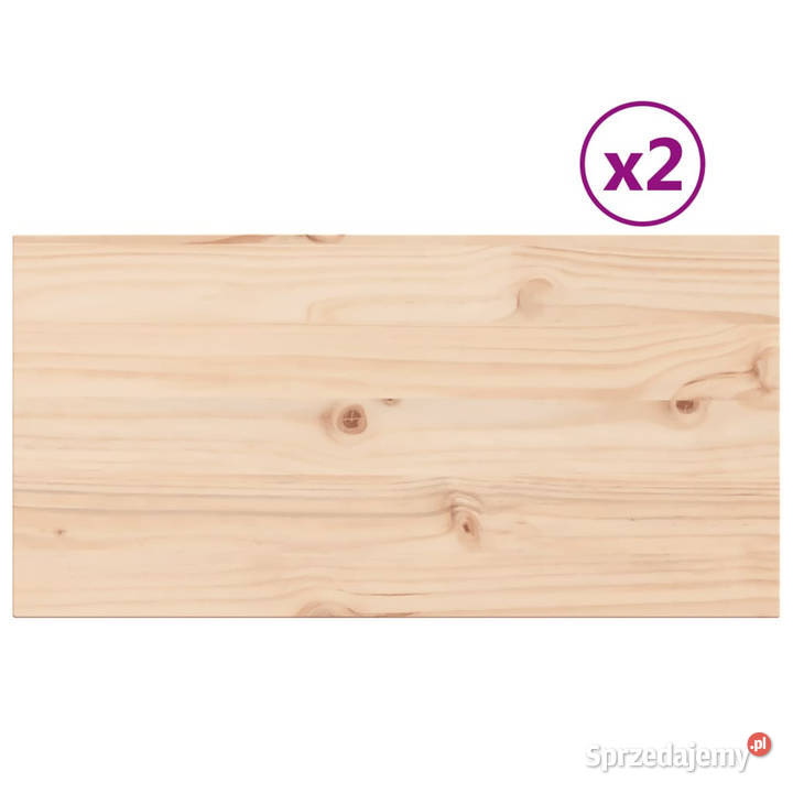 Blaty do stolika 2 80x40x25 prostokątne sosnowe Warszawa