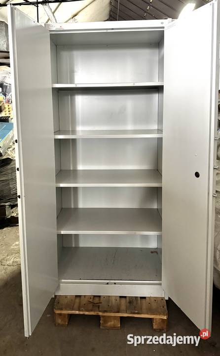 Duża szafa metalowa na akta osobowe dokumenty dolnośląskie Prochowice