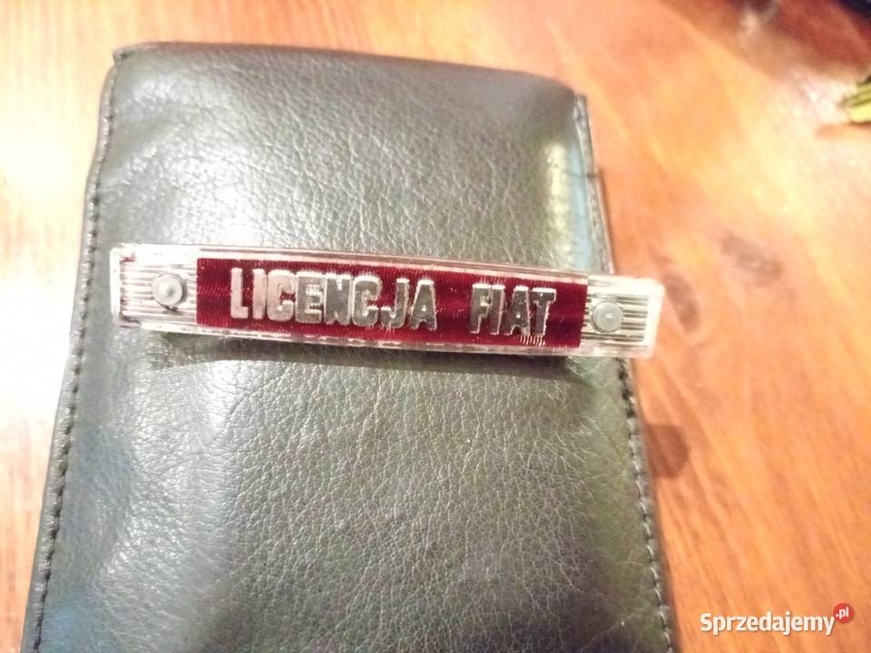 Licencja fiat emblemat fiat 125p Stalowa Wola sprzedam