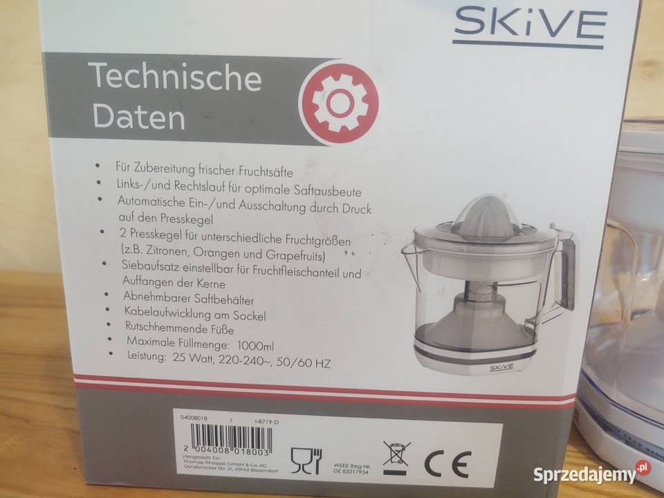 Wyciskarka do cytrusów Skive dolnośląskie
