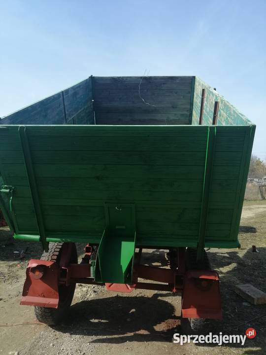 Przyczepa dwuosiowa wywrotka rolnicza lubelskie Krzywda sprzedam