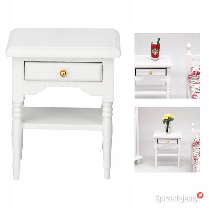 Stolik dzieci BIAŁY Ryki