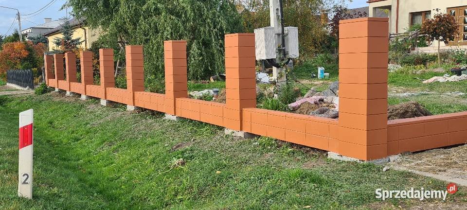 Ala Klinkier ogrodzenie ogrodzenia nowoczesne Remont i budowa