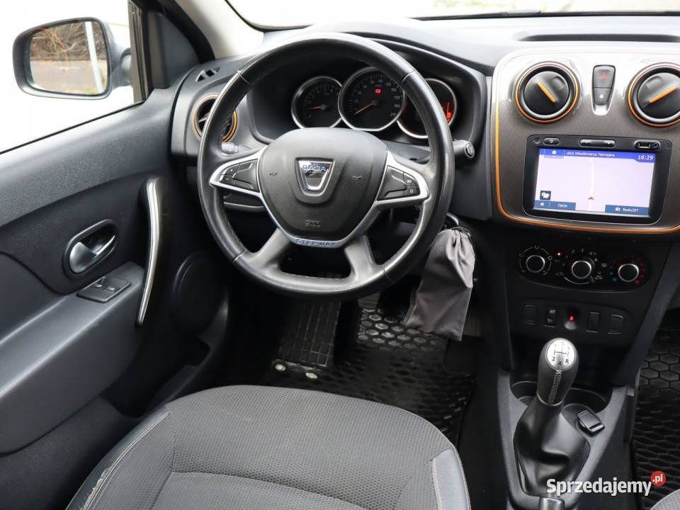 Dacia Sandero 09 TCe skórzana tapicerka Łódź