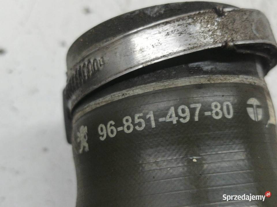 RURA PRZEWÓD INTERCOOLERA 16 HDI BAŁWANEK KPL Przewody powietrza