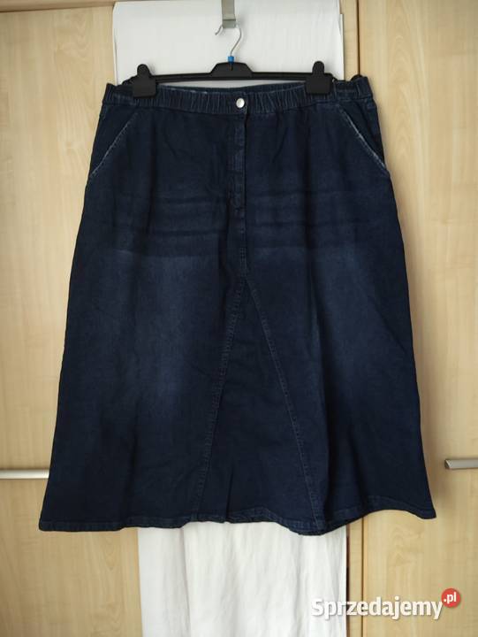 Spódnica jeansowa długa granat Ruciane-Nida