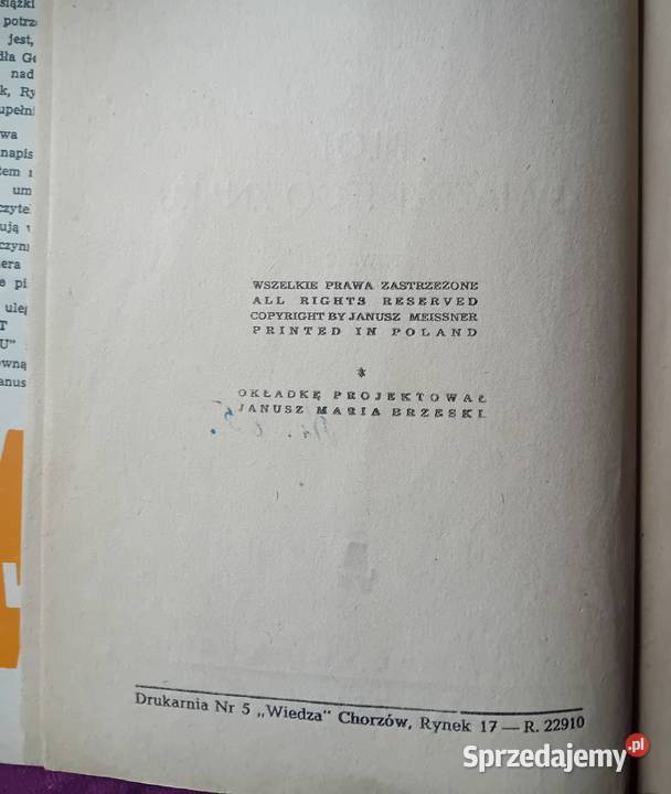 Janusz Meissner Pilot gwiaździstego znaku AWIR Koźminek