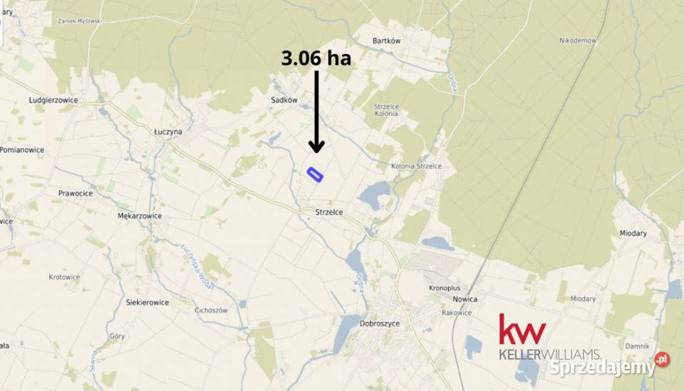 Działka 30659m2 Strzelce dolnośląskie sprzedam