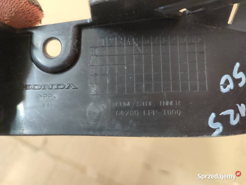 Honda CBR 125 JC50 wypełnienie owiewka plastik Jelenia Góra