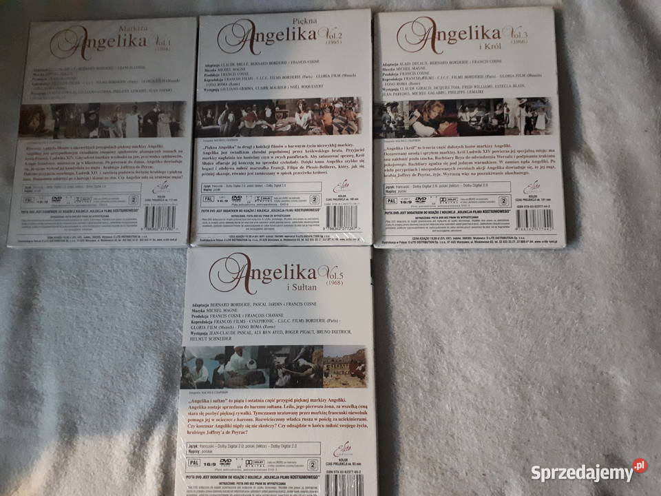 Angelika Michele Mercier kolekcja 4 DVD lektor Pruszków