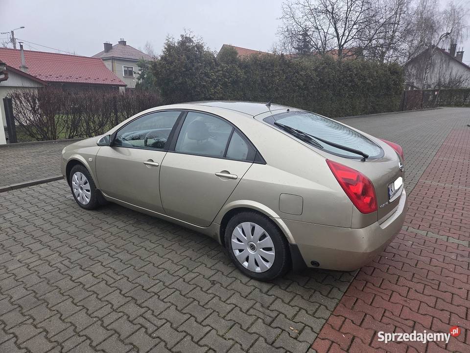 Nissan Primera P12 18 z Gazem Sprawna Klima Rok produkcji 2002 Tarnów sprzedam