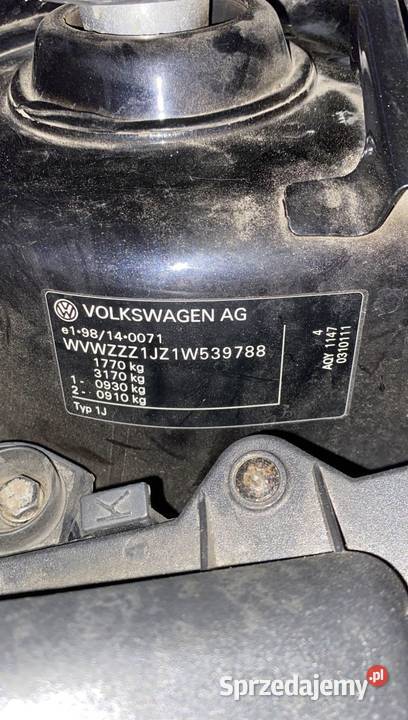 Volkswagen Golf 4 20 8v benzyna podlaskie Bielsk Podlaski