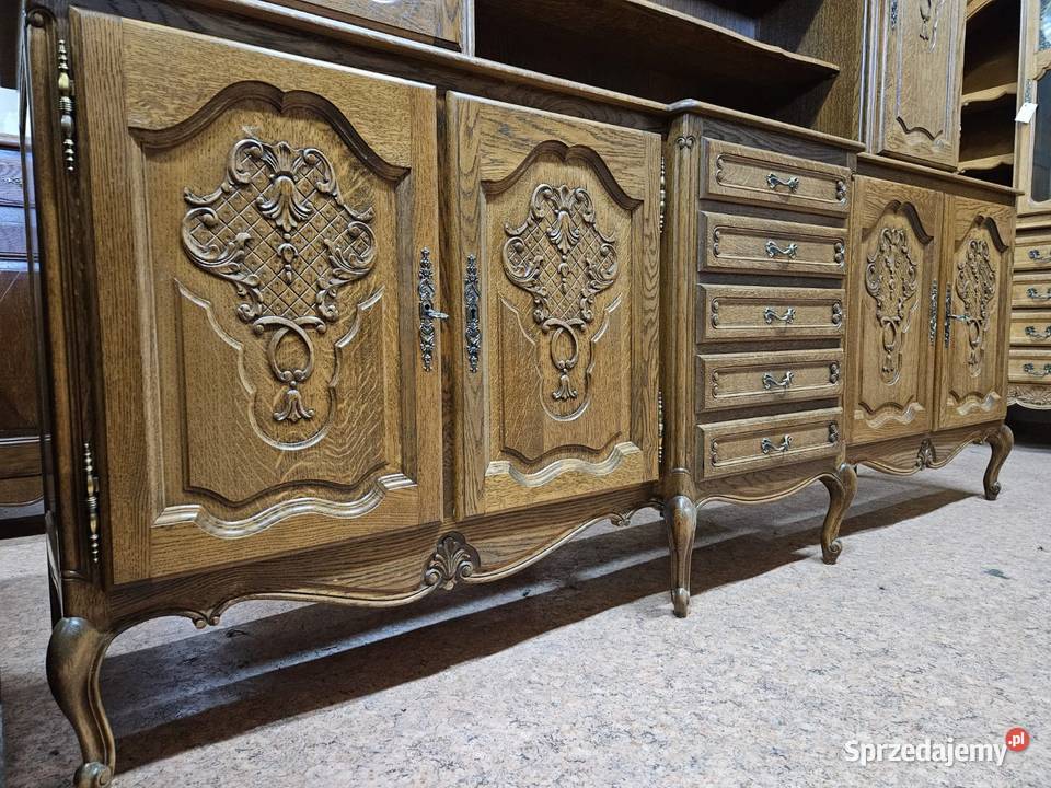 Ładny Duży kredens ludwikowski Francja 1 Nowy Sącz