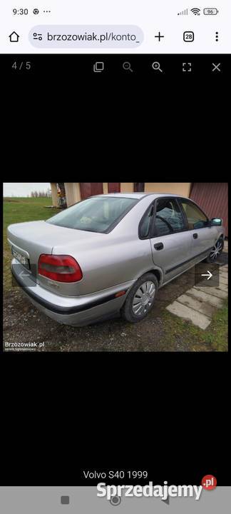 Volvo S40 Grabownica Starzeńska