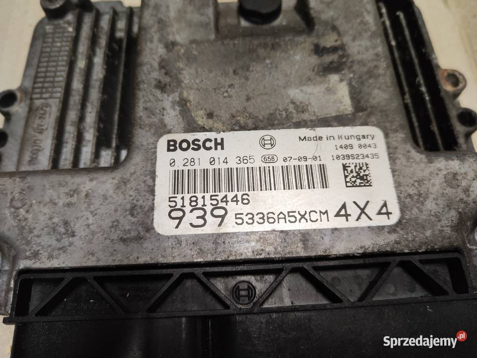 Komputer sterownik silnika alfa Romeo 159 24 Wodynie sprzedam