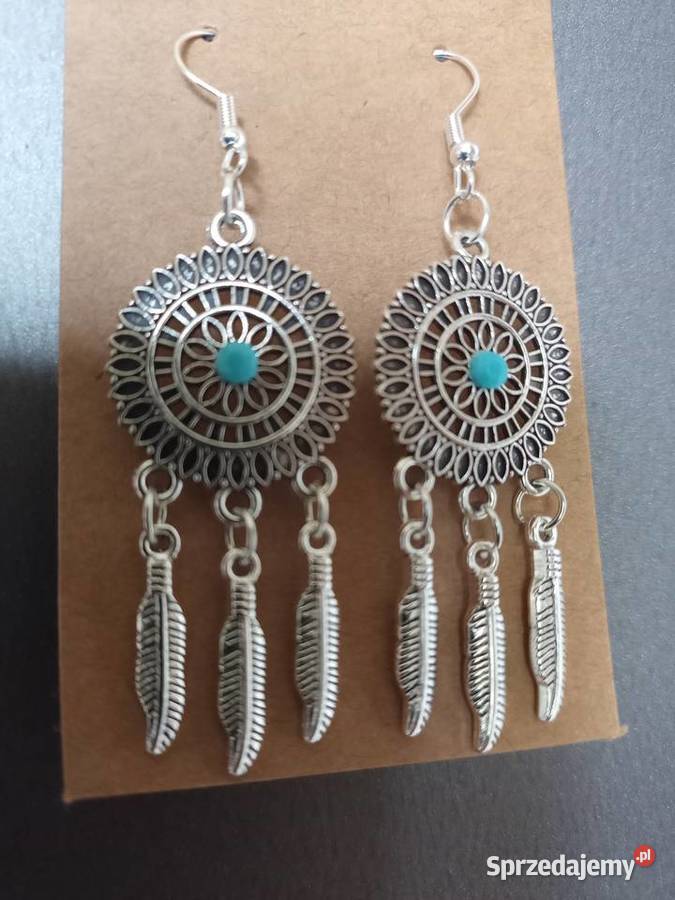 Kolczyki Łapacze snów handmade Sosnowiec
