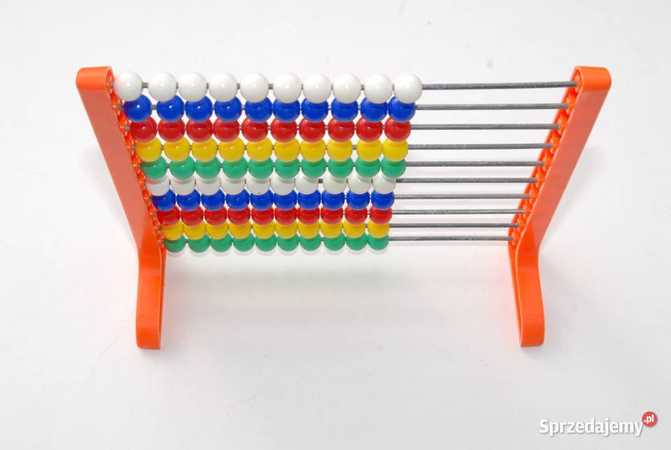 Stara zabawka liczydło plastikowe unikat Cieszyn