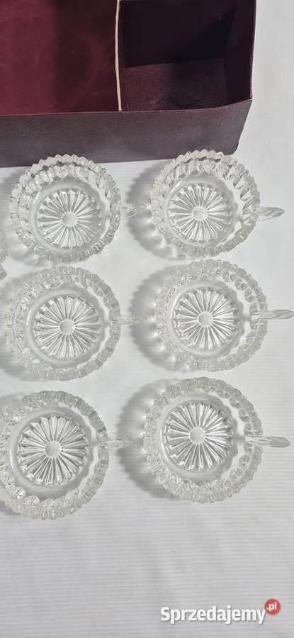 Elegancki Komplet Deserowy KRISTAL 7 Elementów Biłgoraj sprzedam