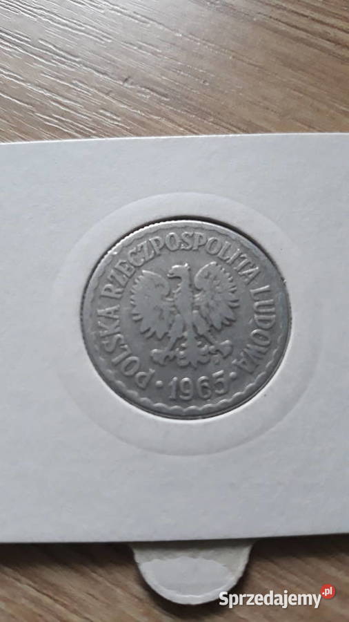 1 złoty 1965 r PRL 1 RzadkośćŁadna Konin