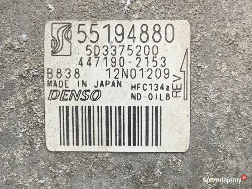 SPRĘŻARKA KLIMATYZACJI FIAT LINEA 55194880 14 77