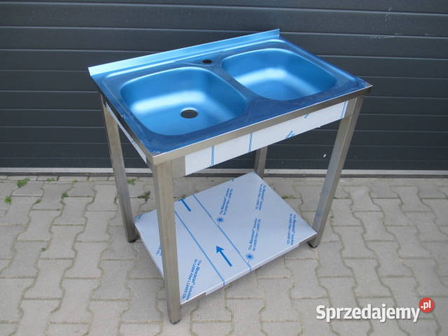 Zlew Gastronomiczny 2 Komorowy Z Półką 805085 Ostrów Wielkopolski
