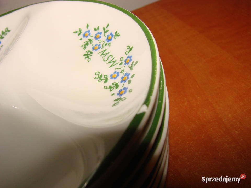 Lubiana trójdzielny talerzyk MSW PRL Pruszcz Gdański