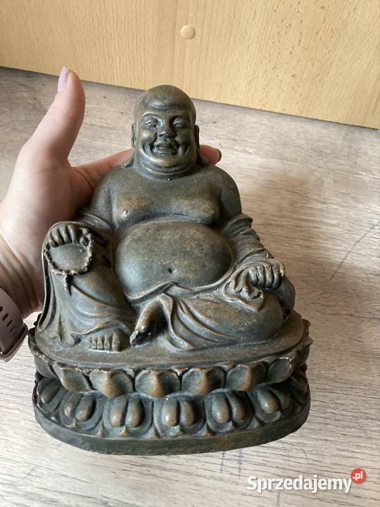 Figurka uśmiechnięty budda wys 17 Warszawa