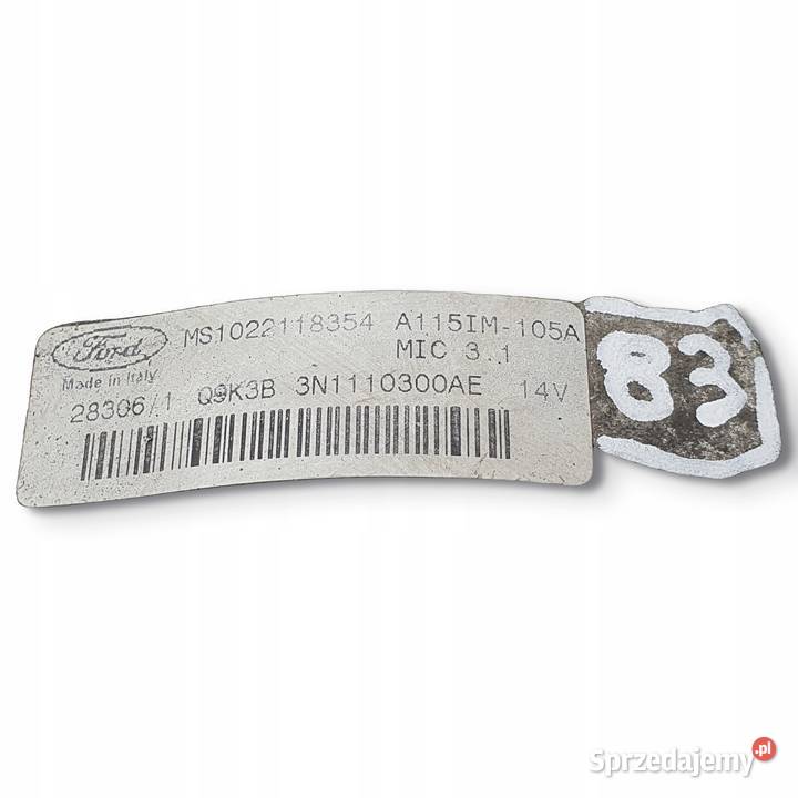 ALTERNATOR Ford Focus MK2 C 16 16V MS1022118354 lubelskie Chełm