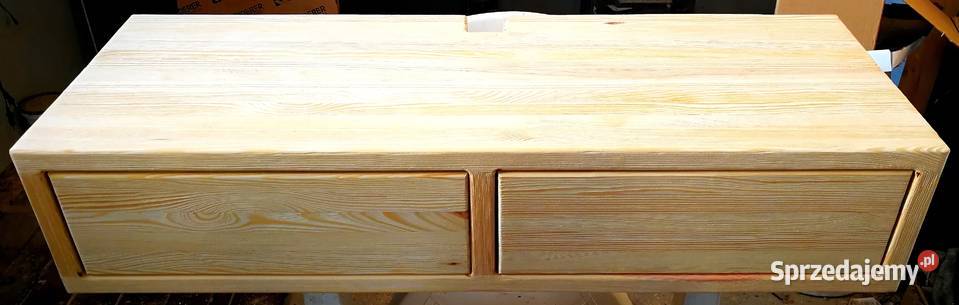 Konsola drewniana rustykalna półka drewniana 100cm