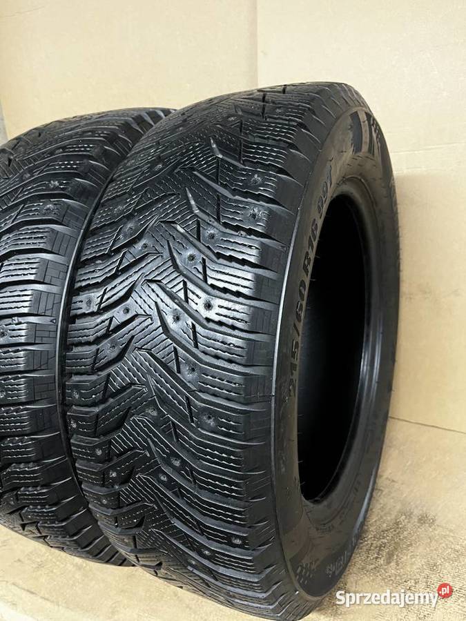 2x OPONY 21560R16 Kumho Wintercraft ICE WI31 215 Gostyń sprzedam