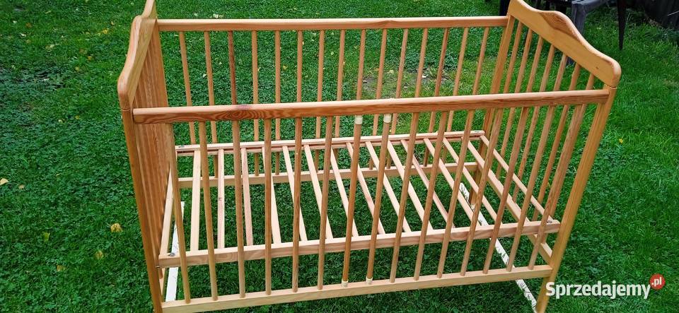 Łóżeczko dziecięce drewniane małopolskie Andrychów