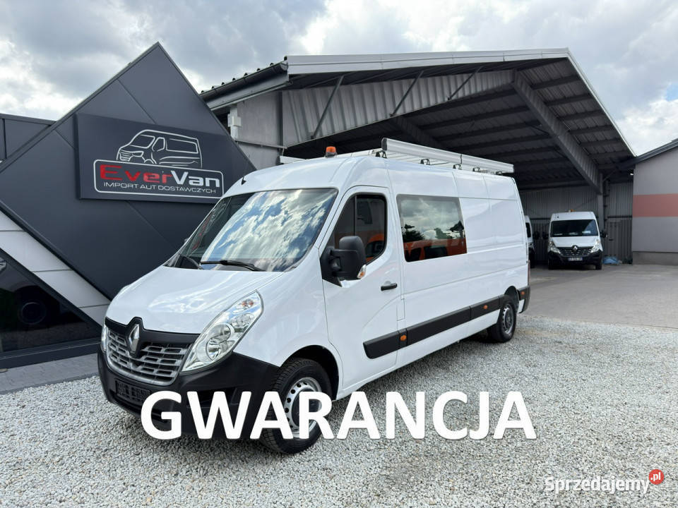 Renault Master L3H2 7 osobowy brygadówka doka 40 serwisowany w ASO Renault Warszawa
