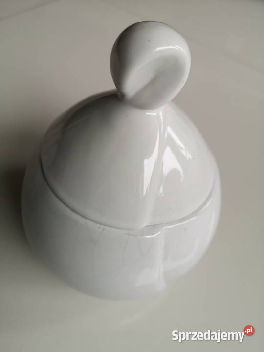 Bomboniera puzderko porcelanowa vintage kujawsko-pomorskie Toruń