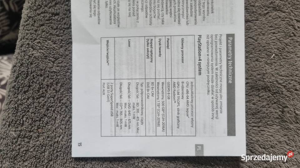 Konsola PlayStation 4 Emilia sprzedam