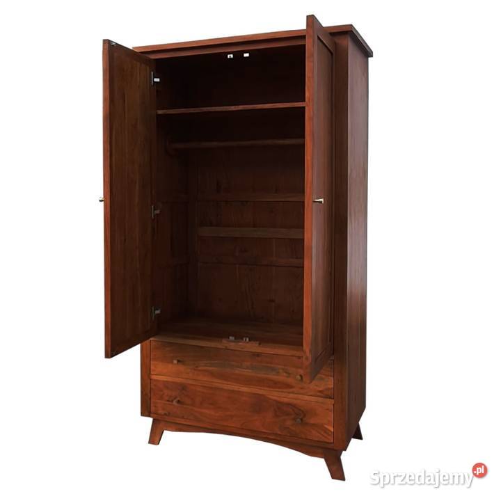 Szafa drewniana BONN 100 z szufladami z akacji Lublin