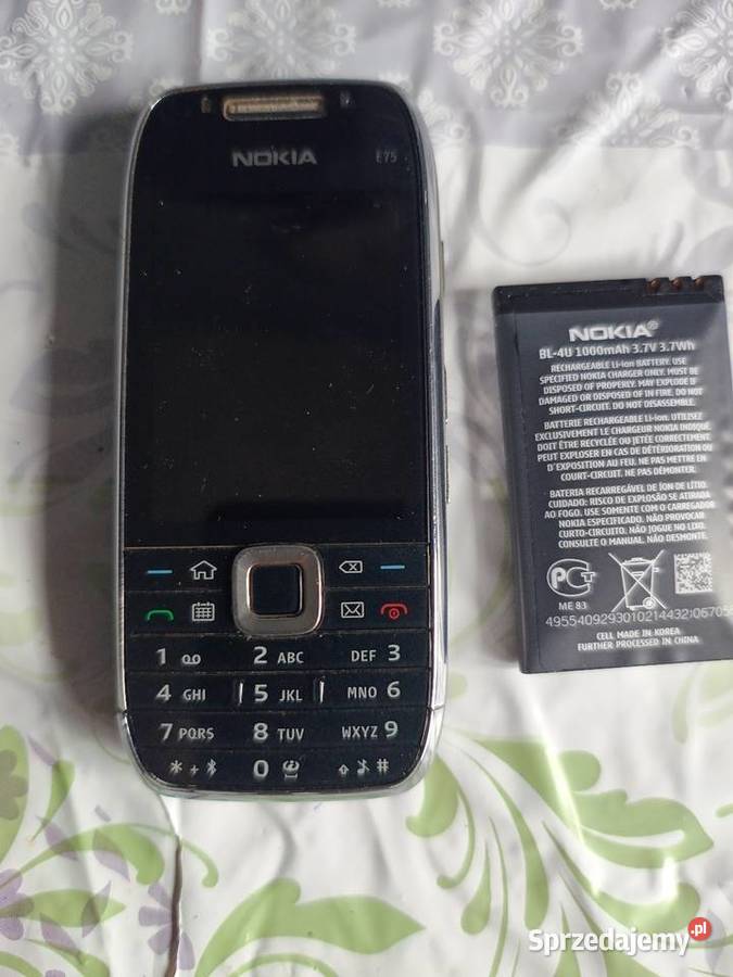 Nokia E75 brak baterii Legnica Nokia dolnośląskie