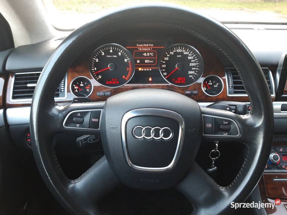 Audi A8 W12 450 LONG Quattro Salon Polska warmińsko-mazurskie Olsztyn
