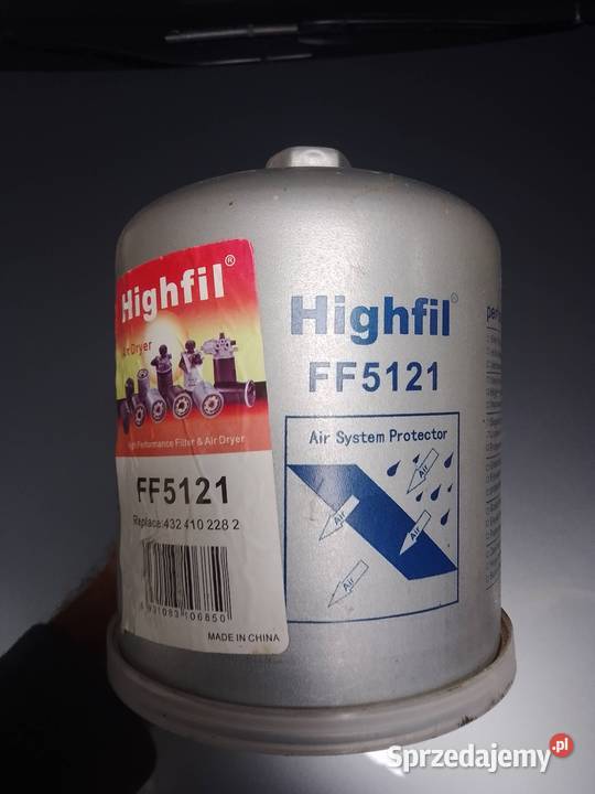 Wkład osuszacza powietrza Highfil wabco Scania Sieradz sprzedam