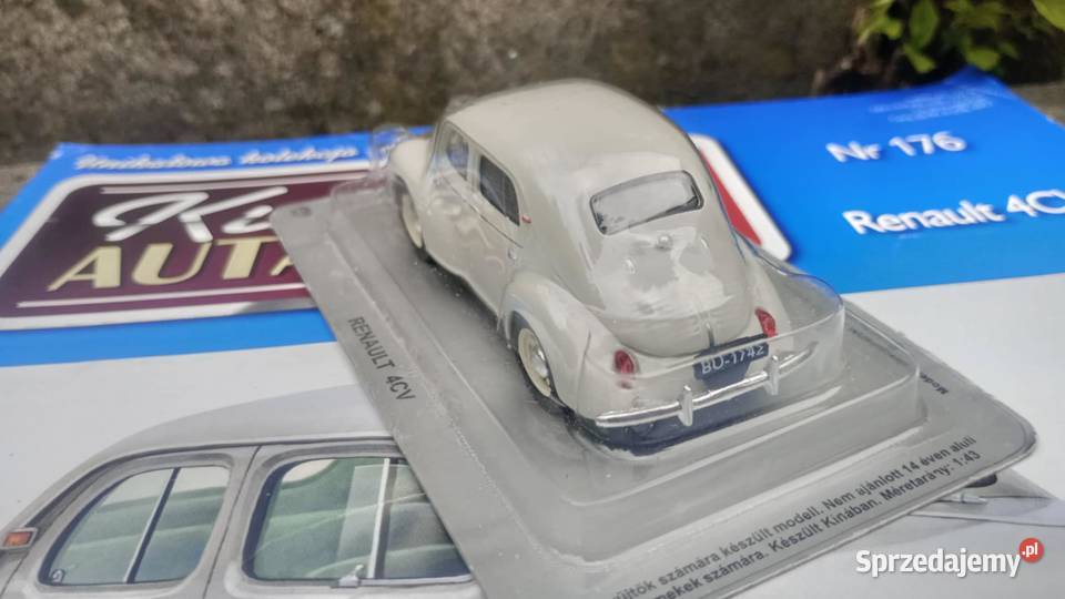 RENAULT 4CV kultowe auta PRL Deagostini 143 Modelarstwo Warszawa sprzedam