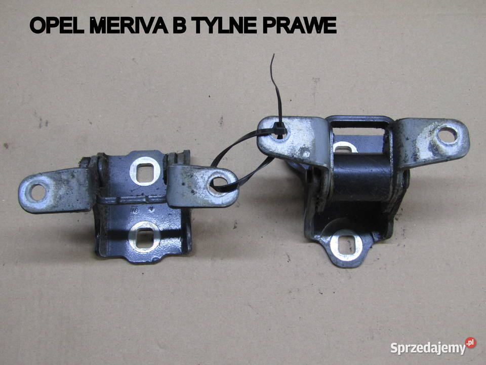 ZAWIAS DRZWI TYLNE PRAWE OPEL MERIVA B osobowe Mysłaków