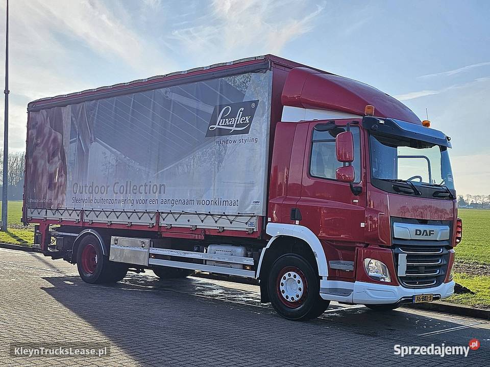 DAF CF 260 BDFBOX LIFT AIRCO firanka 4x2 2018 diesel pomorskie