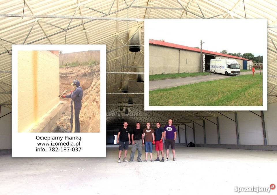 izolacja poddasza piankąocieplenie pianką Łódź