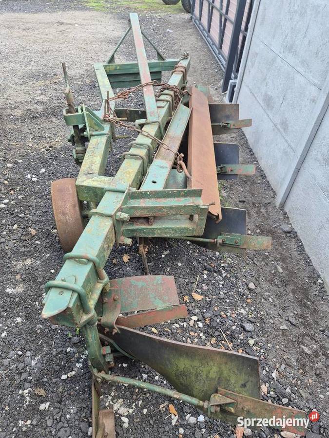 Pług zagonowy 4 ramię i włóka fortschritt Zalasewo