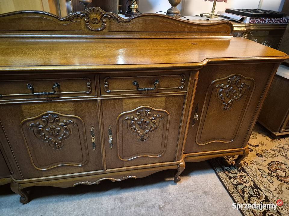 Komoda stylowa LUDWIKOWSKA chippendale dębowa z 55cm Sypniewo