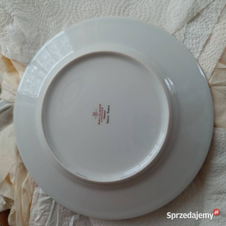 Porcelana, zestaw, Haviland Limoges France Vieux Paris Vert, stan idealny