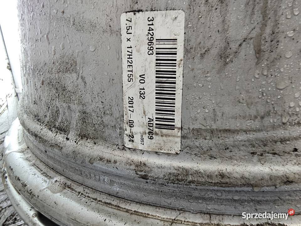Felgi volvo Średnica 17" Opony i felgi pomorskie Gdańsk