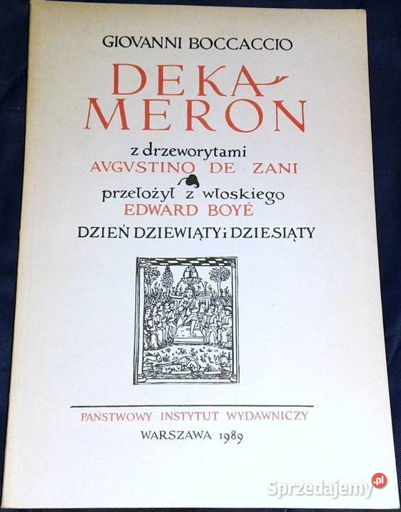 Dekameron Giovanni Boccaccio lubelskie Chełm