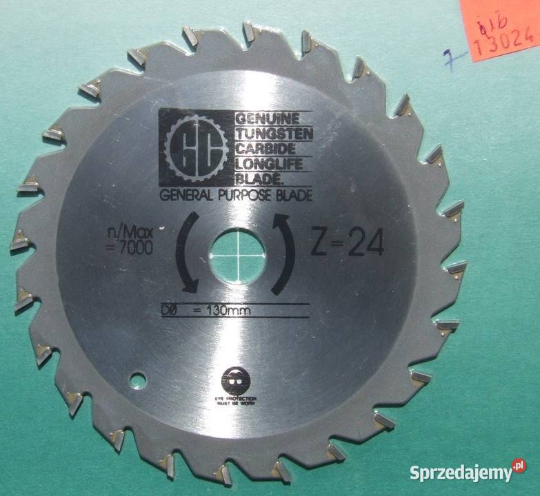 TARCZA PIŁA WIDIOWA DO DREWNA 130x14z16 Inowrocław