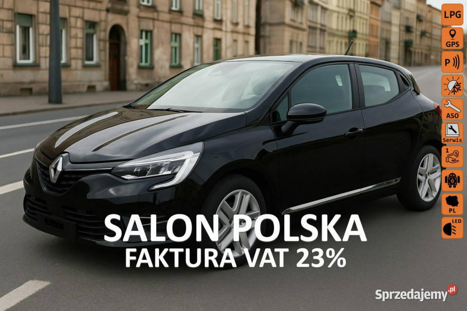 Renault Clio 2021 Salon Polska 1Właściciel LPG serwisowany w ASO Białystok
