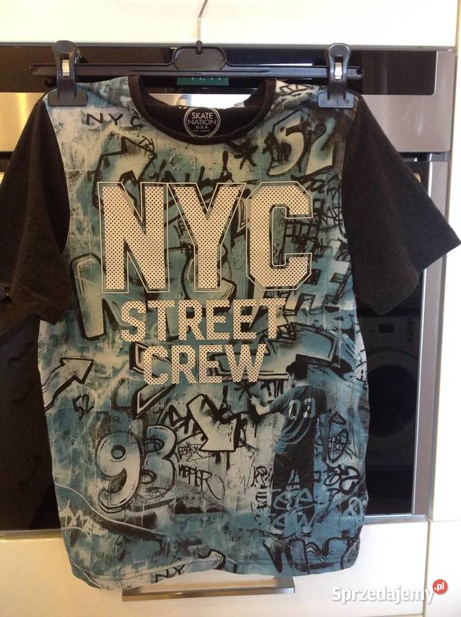 Koszulka Chłopięca SKATE NATION 1993 wzrost krótki Nowa Sól